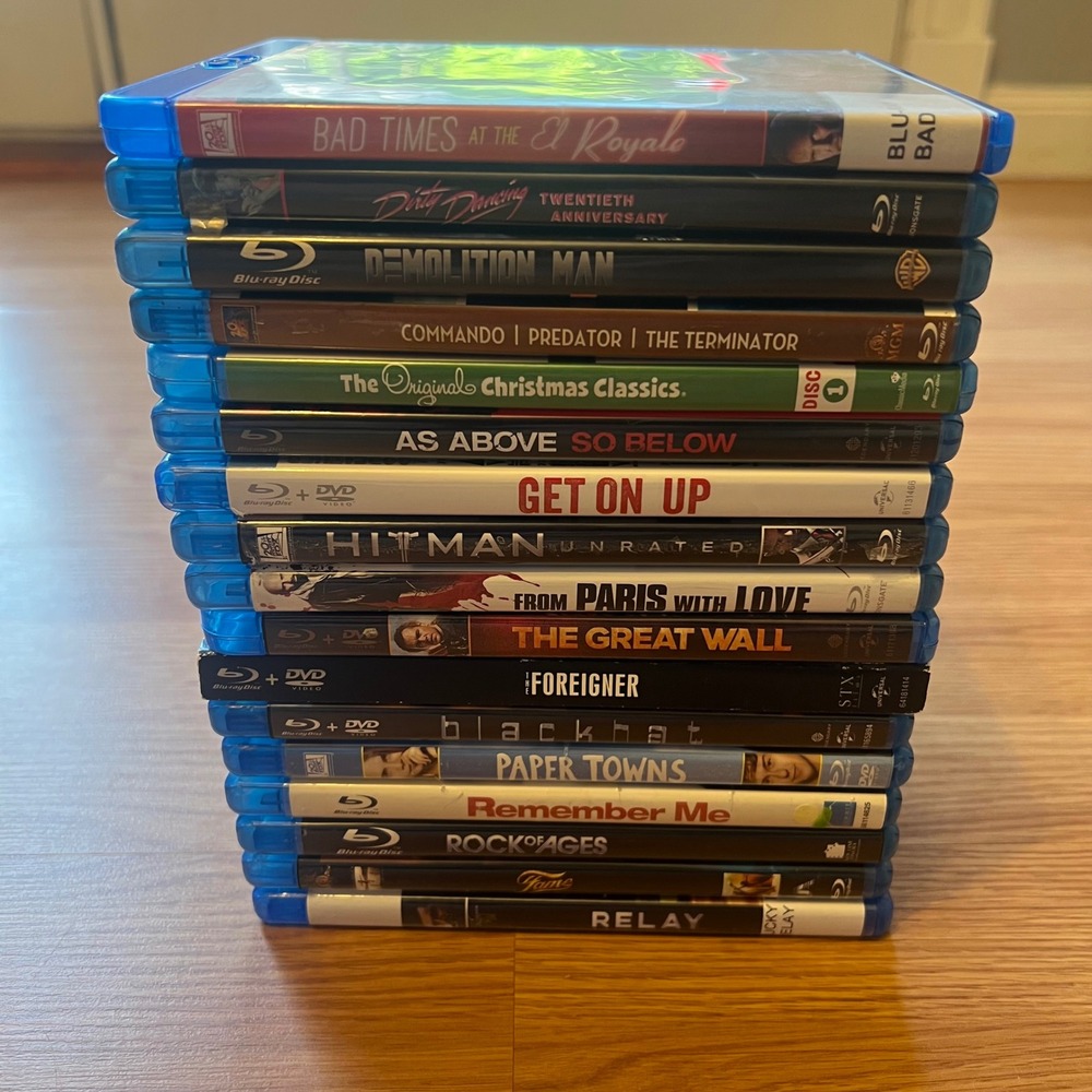 Blu-ray Movie Lot 17 Predator Terminator Demolition Man Dirty Dancing Fame